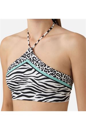Nairobi Foulard Bandeau Bikini Top Con Pizzo Centrale MC2 SAINT BARTH | Costume | NRB000109532L